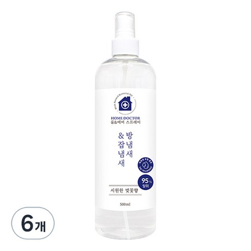 홈닥터 룸 & 에어 스프레이 방냄새 & 잡냄새, 6개, 500ml