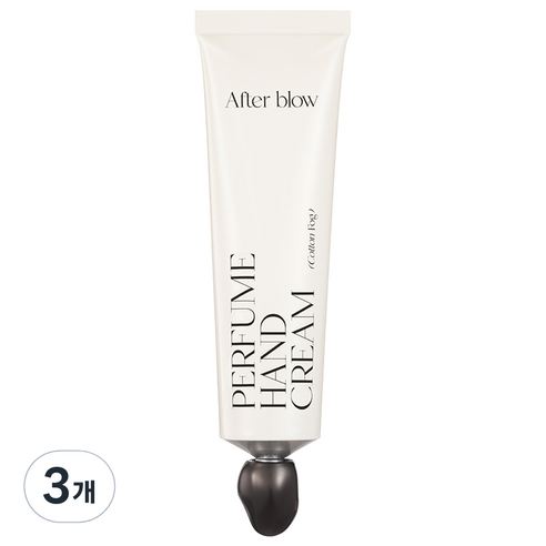애프터블로우 퍼퓸 핸드 크림 06 코튼 포그, 3개, 50ml