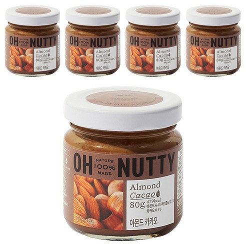 오넛티 아몬드 카카오, 80g, 5개