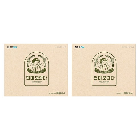 집으로온 현미오란다, 500g, 2개