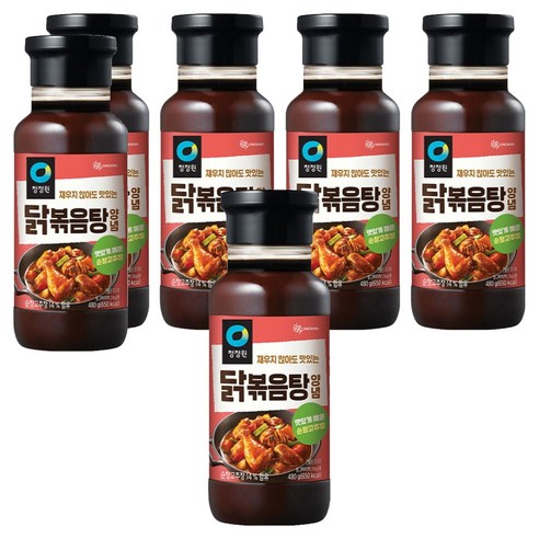 청정원 닭볶음탕양념, 480g, 6개