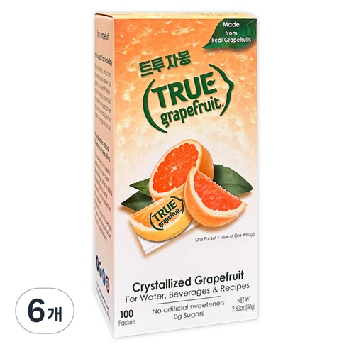 트루시트러스 트루자몽 에이드분말, 0.8g, 100개입, 6개