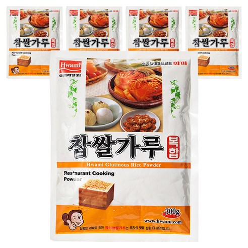 화미_찹쌀가루 복합70%, 300g, 5개