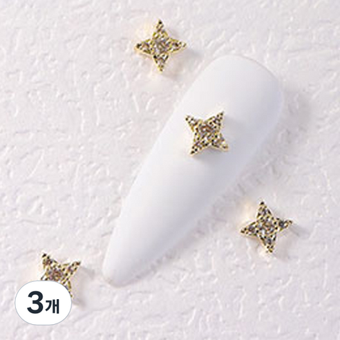 주앙오브제 비비아 네일파츠 03 G336, 3개, 혼합색상