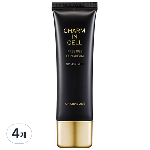 참존 참인셀 프레스티지 선크림 SPF40 PA++, 50ml, 4개