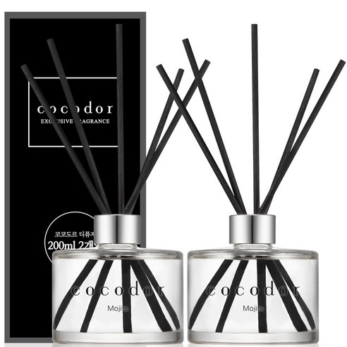코코도르 디퓨저 200ml x 2p, 모히또, 2개