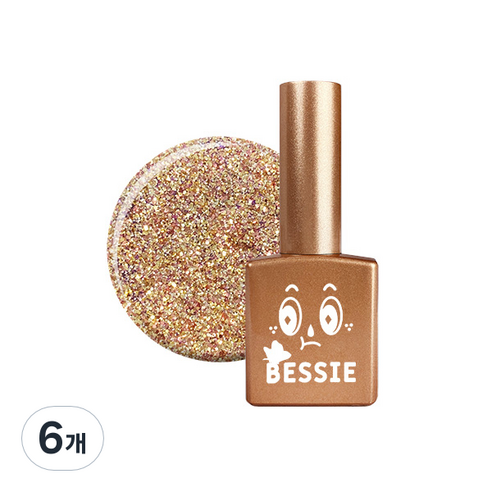 베씨 나빌레라 글리터 젤네일 12g, GL24 프시케, 11ml, 6개