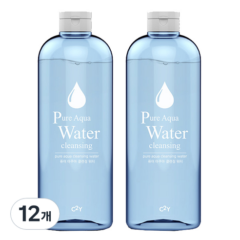 시투와이 퓨어 아쿠아 클렌징 워터, 600ml, 12개