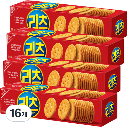 리츠 크래커, 80g, 16개