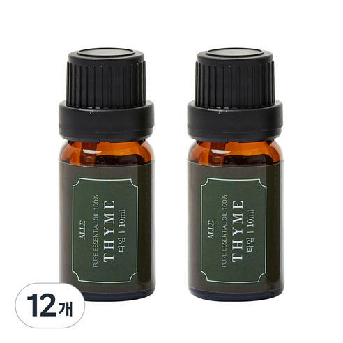알레 비건 아로마 에센셜 오일 타임, 10ml, 12개