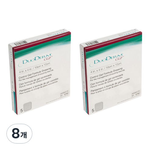 듀오덤 CGF 국소춤제창상피복재 5p, 8개