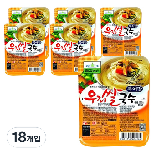 칠갑농산 우리쌀국수 북어맛, 82.5g, 18개입