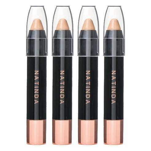 나틴다 아우라 퍼펙트 커버 컨실러 3.5g, 21호 라이트 베이지, 4개