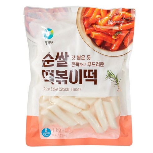 청정원 순쌀 떡볶이떡, 1kg, 1개