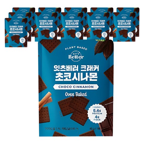 잇츠베러 크래커 초코시나몬, 45g, 12개