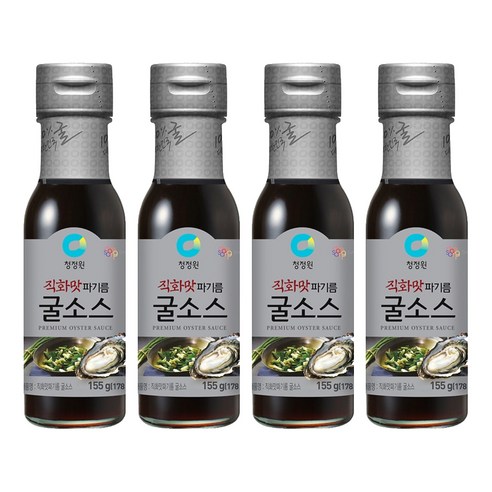 청정원 직화맛 파기름 굴소스, 155g, 4개