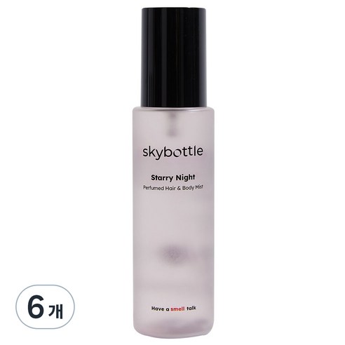 스카이보틀 퍼퓸 헤어 & 바디미스트 스태리나이트, 100ml, 6개