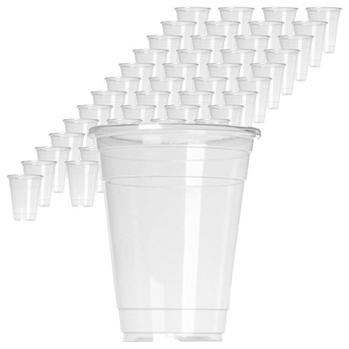 하이퍼 투명 PET 아이스컵 92파이 12온스, 360ml, 1개입, 50개