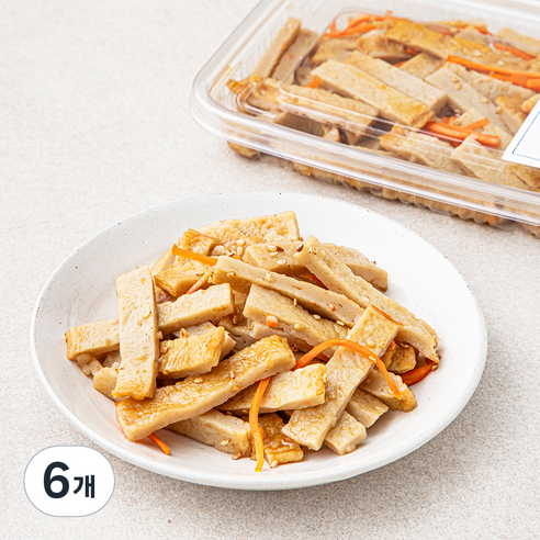 식탁위의사계 녹선 간장 어묵볶음, 120g, 6개