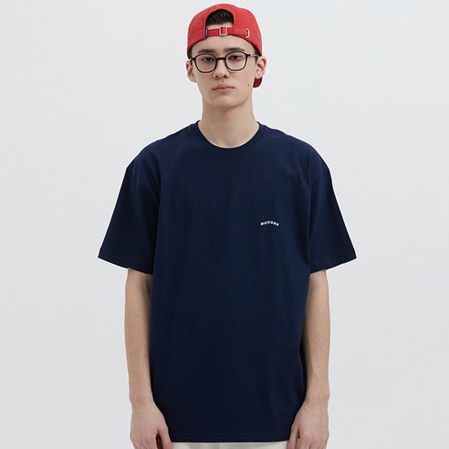 위캔더스 남성용 WAVY LOGO SS 반팔 티셔츠