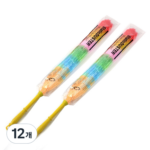리버그린 무지개 먼지 털이개 특, 옐로우, 12개