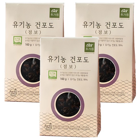 유가원 유기농 건포도 점보, 160g, 3개