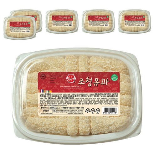 담미정 조청 유과, 170g, 6개