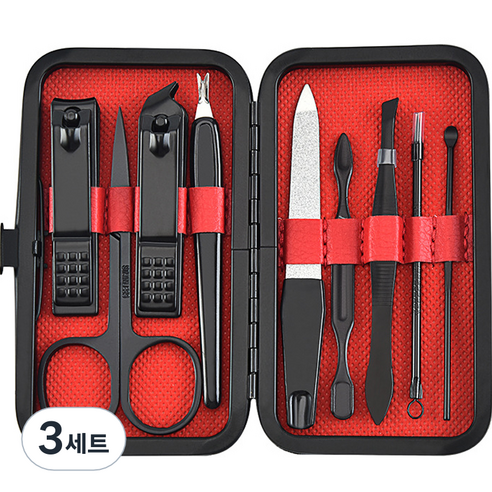 implex 손 발톱깍이 관리 키트 9종 세트, 3세트, 혼합색상 - 최저가 알림ㆍ특가 할인ㆍ가격비교 - 역대가