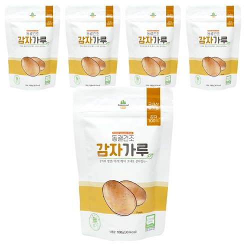 산마을 동결건조 감자가루, 100g, 5개