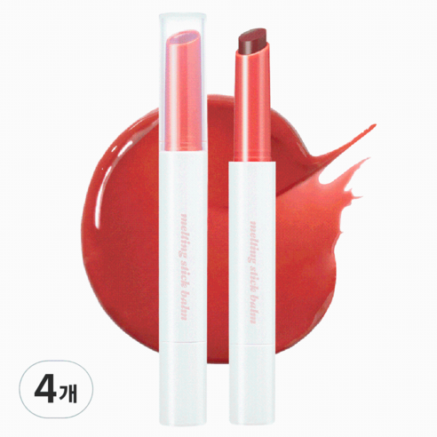 머지 모어 샤인 멜팅 스틱 밤, MS05 모어 하트, 2g, 4개