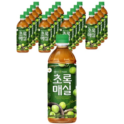 웅진 초록매실, 500ml, 20개