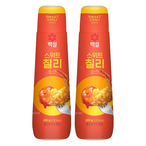 백설 스위트 칠리 소스, 265g, 2개