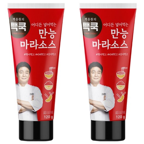 백쿡 만능 마라소스, 120g, 2개