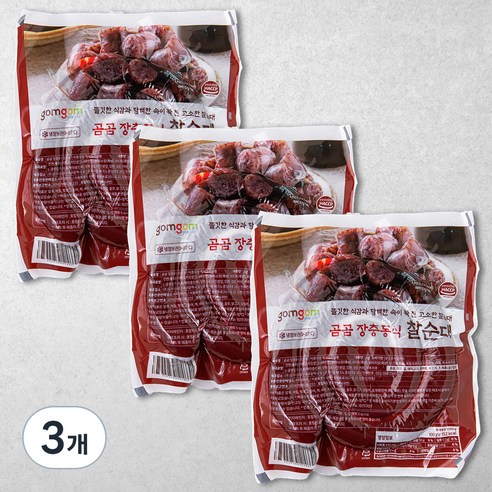 곰곰 장충동식 찰순대, 1kg, 3개
