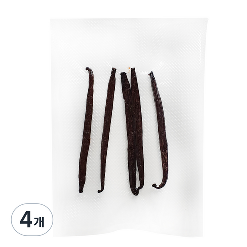 해피바닐라 B grade 바닐라빈, 15g, 4개