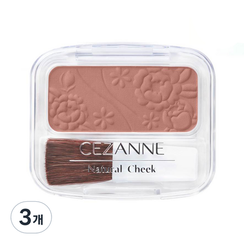 세잔느 내추럴치크N 팩트 블러셔 3.5g, 18 로즈베이지, 3개