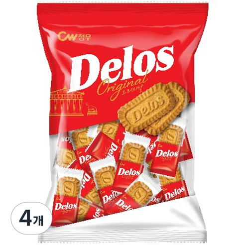 델로스 오리지날 크래커 벌크, 950g, 4개