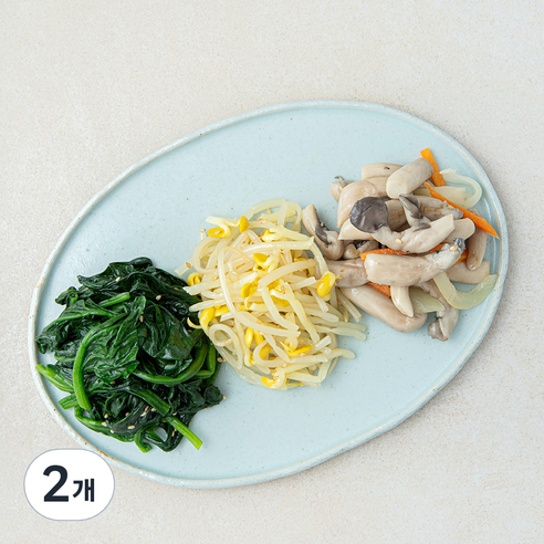 식탁위의사계 가정식 모둠나물 3종, 200g, 2개
