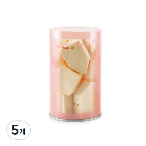 주트 친수성 라텍스프리 퍼프 8p, 5개