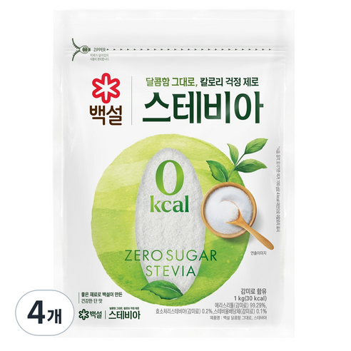 백설 달콤함 그대로 스테비아