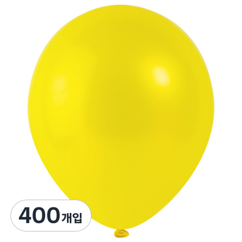 파티팡 풍선 라운드 30cm, 펄 옐로우, 400개입