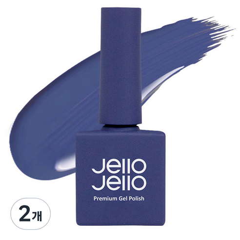 젤로젤로 프리미엄 젤 폴리쉬 10ml, JC-25 드라이블루, 2개