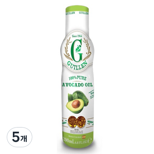 길렝 아보카도 오일 스프레이, 5개, 200ml