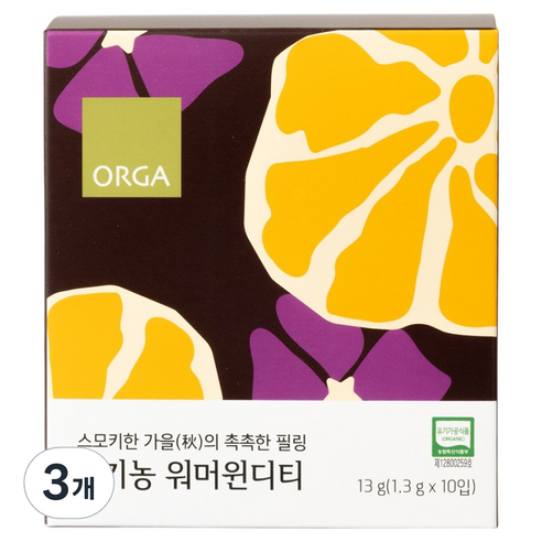 ORGA 유기농 워머윈디티, 1.3g, 10개입, 30개, 1.3g