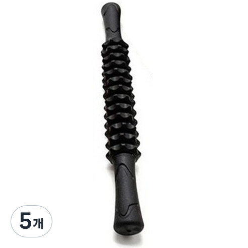 에어서핑 13 롤러 마사지 봉, 블랙, 5개