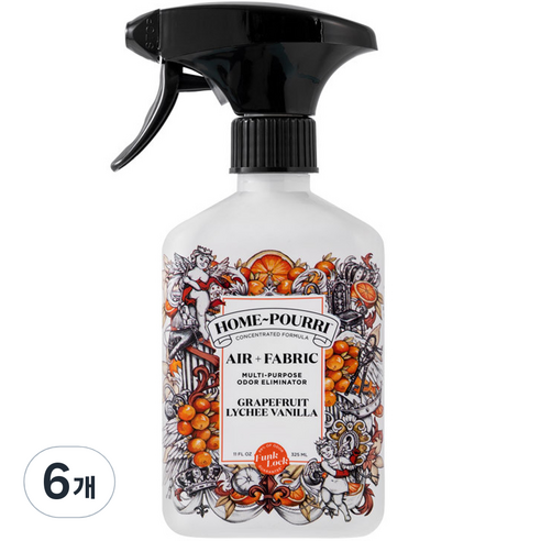 홈푸리 그레이프프루트 리치바닐라, 325ml, 6개
