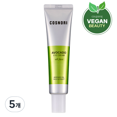 코스노리 아보카도 아이크림 올 페이스, 5개, 30ml