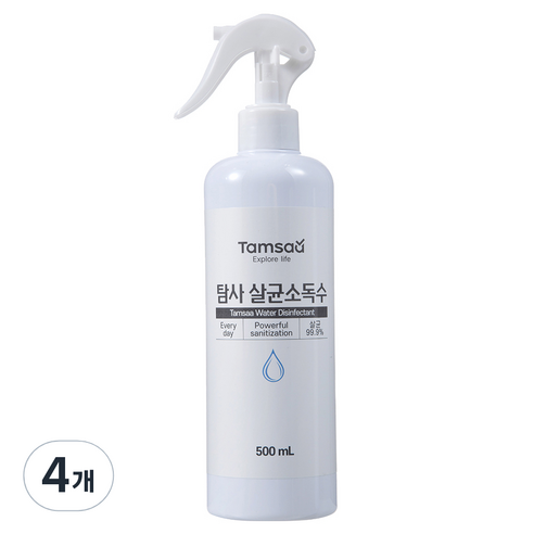 탐사 살균 소독수, 500ml, 4개