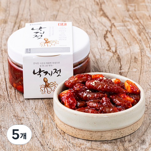 반찬단지 낙지젓, 200g, 5개