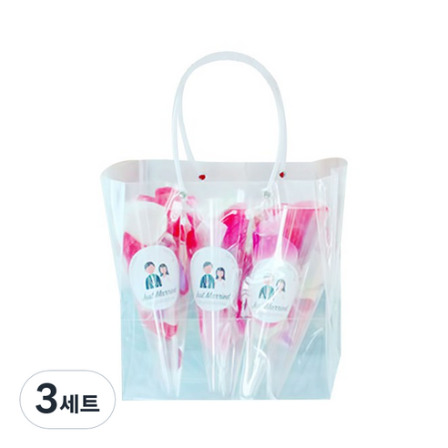 웨딩 플라워샤워 6p, 혼합, 3세트